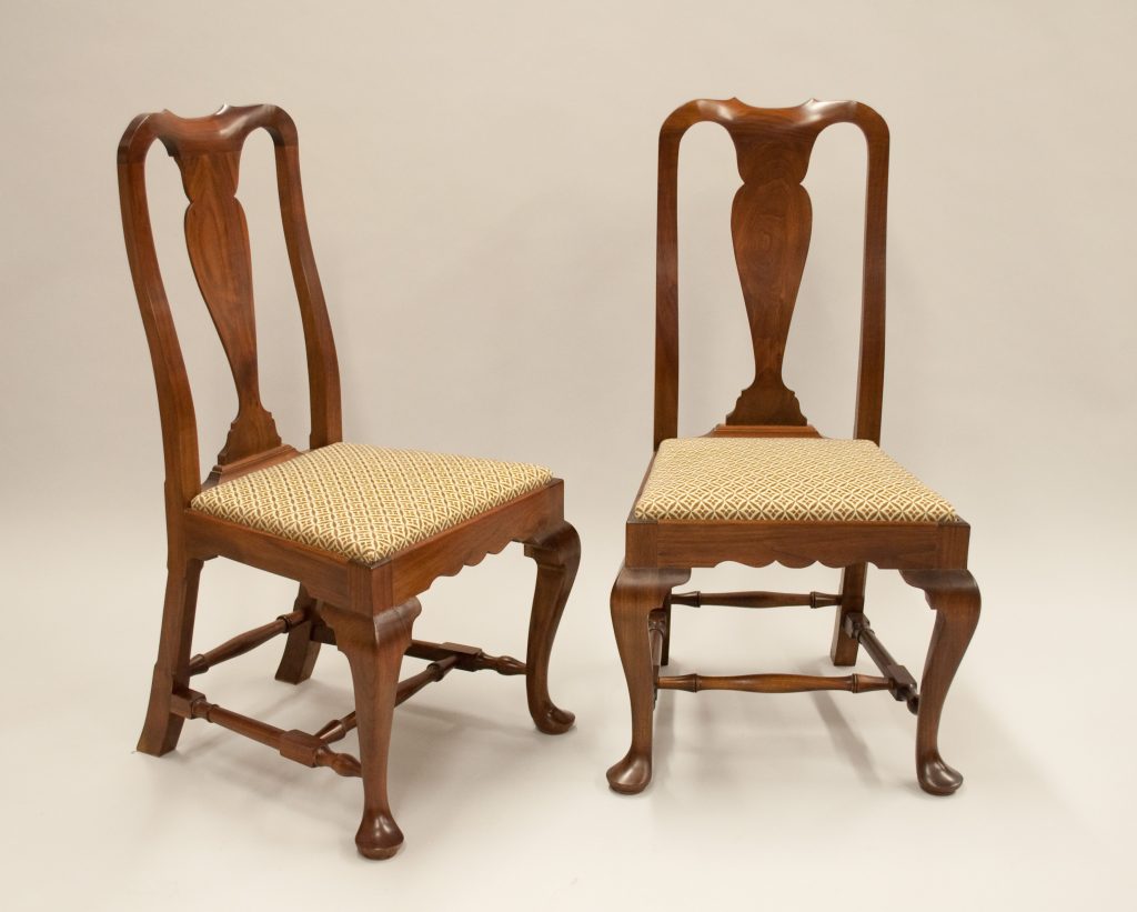 Queen Anne Side Chairs Cherry Brook Woodworks