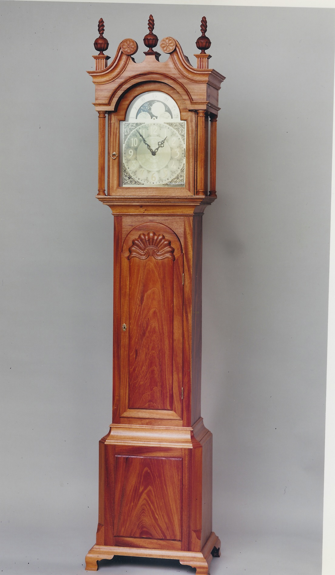 Newport Tall Case Clock - Cherry Brook Woodworks