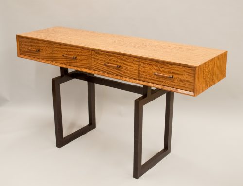 Satinwood Console Table