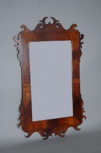 federal mahogany hall mirror