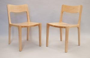 modern chair, maple chair